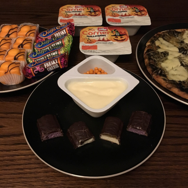 Halloween-themed food unwrapped
