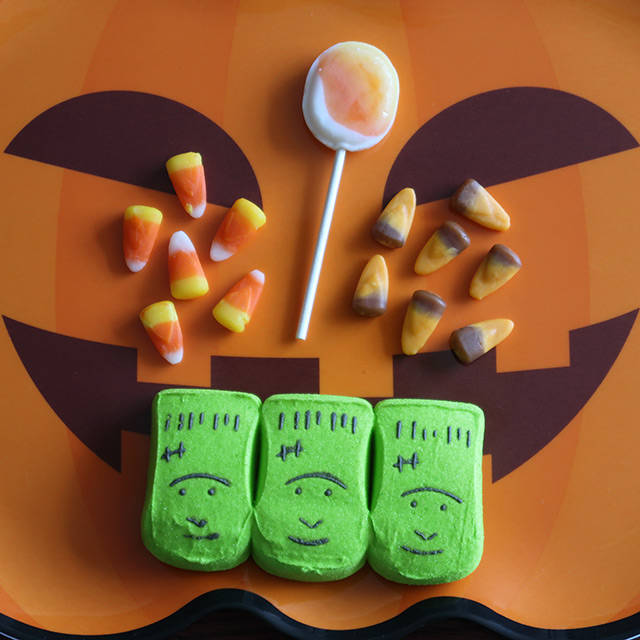 A selection of Halloween candy from the USA